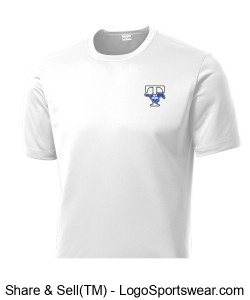 OPTIONAL FOR BAND: "JET Band" logo white Adult Performance T-Shirt Design Zoom