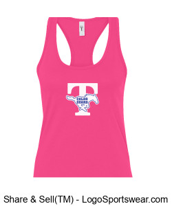 OPTIONAL FOR COLOR GUARD: Color Guard Logo Ladies Racerback Tank Design Zoom